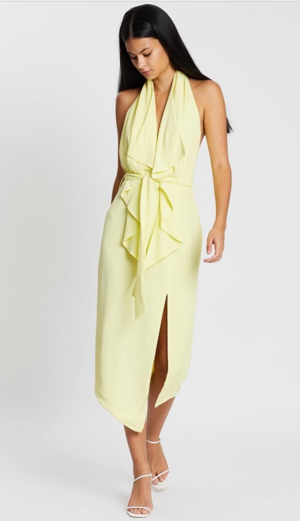 MISHA Lorena Dress Yellow Size 6/XS photo 3