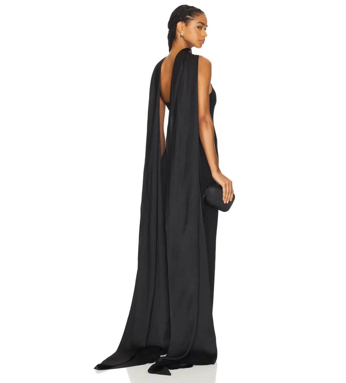 Solace London Ophelia Maxi Dress Black Size AU 12 photo 3