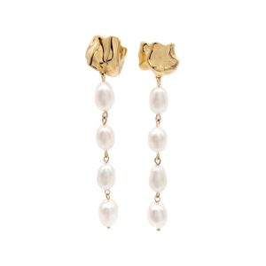 Sterling King Pearl Drip Earrings photo 3