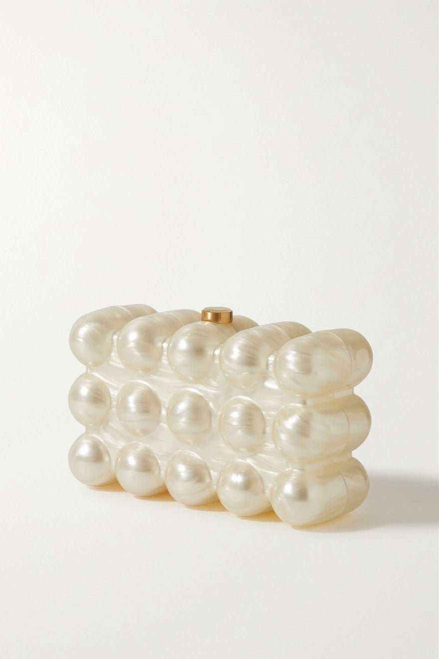 Cult Gaia Bubble Clutch | Ivory photo 3