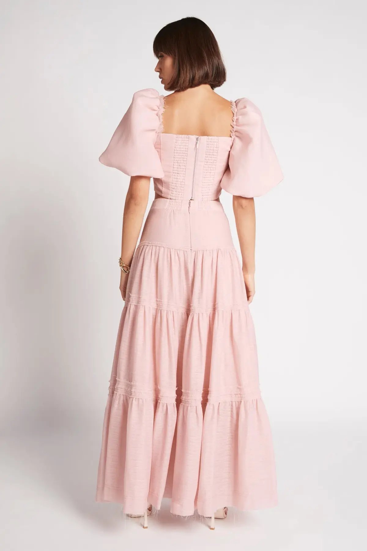 Aje Imprint Maxi Skirt Pink Size 8 / S photo 2