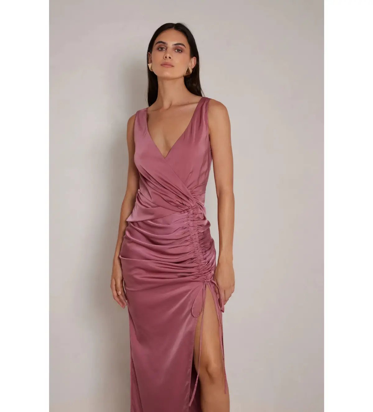 Elle Zeitoune Lennon Maxi Gown in Rose Size AU 14 photo 3