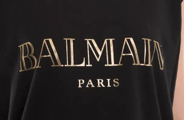 Balmain Logo T-Shirt Sleeveless Size 8 photo 4