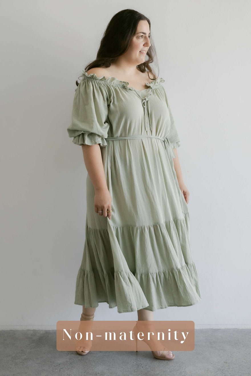 Hazel & Folk Emmaline Maxi Gown - Sage photo 4