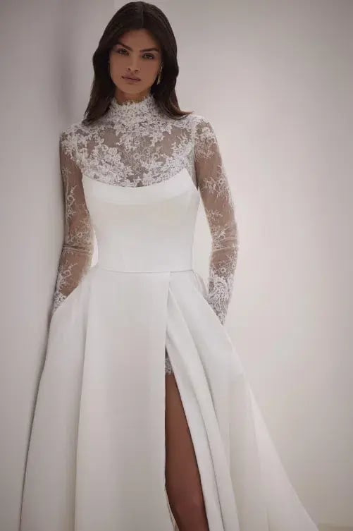 Millia Nexia Wedding Gown Size 10 photo 4