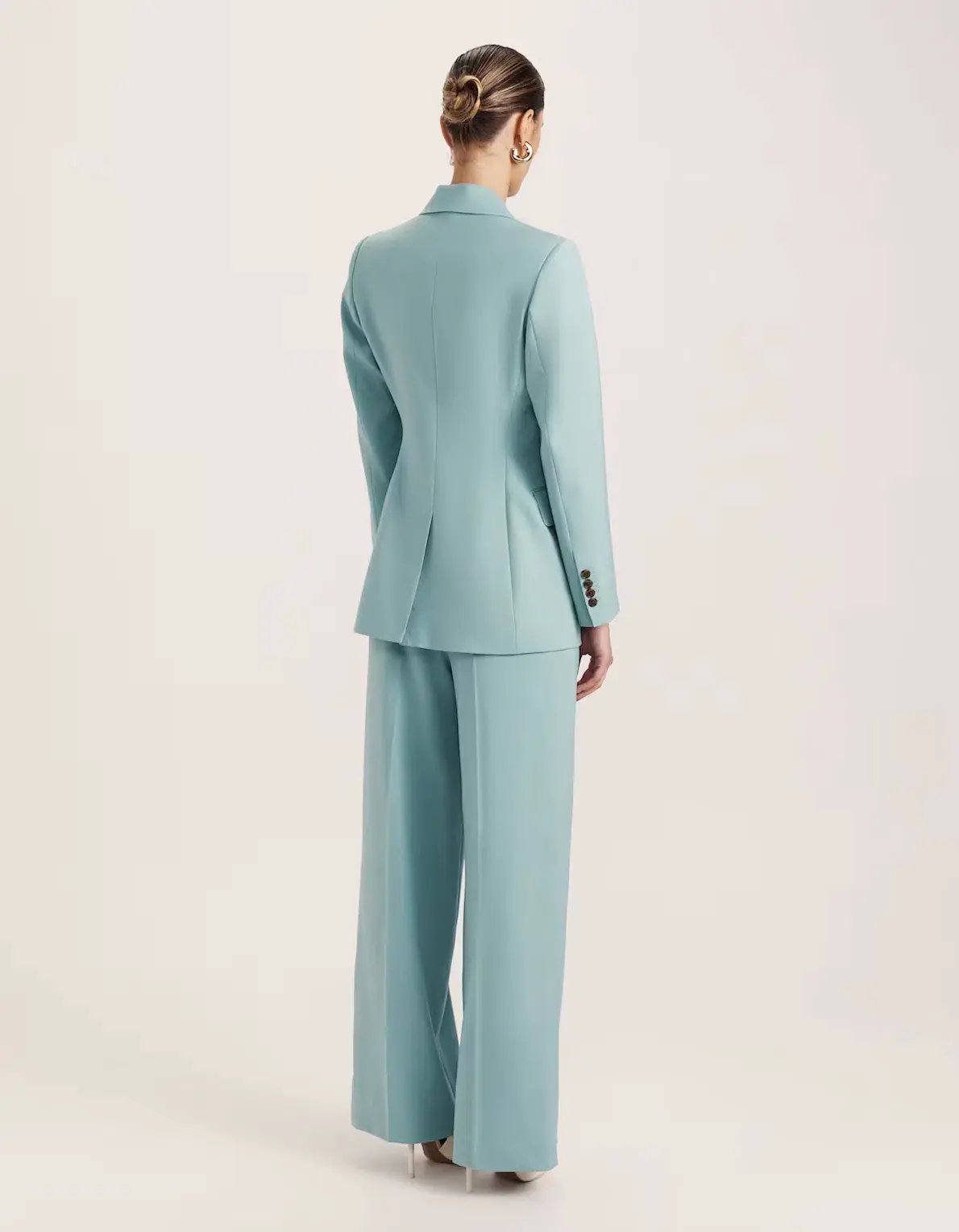 Saba Suki Classic Wide Leg Pant Mint Size 12 photo 2
