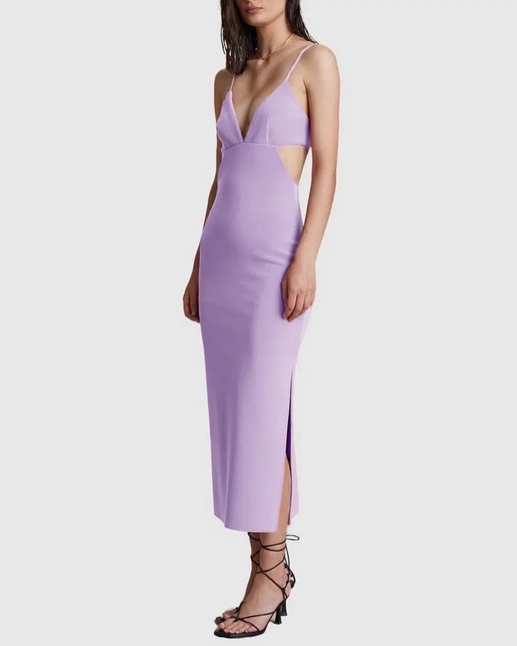 Bec & Bridge Ella Midi Dress Purple Size 10 photo 2