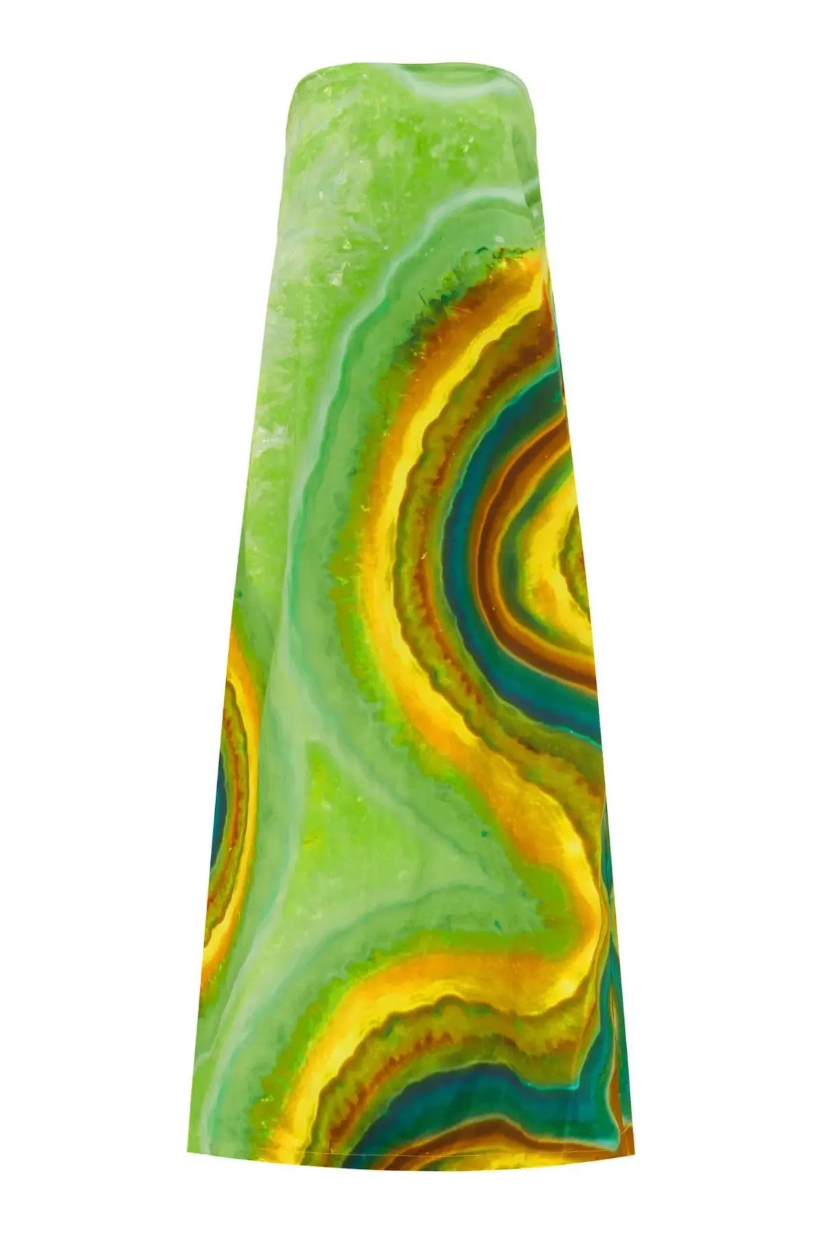 Alémais Iris Maxi Strapless Gown Green Print Size 16 photo 6