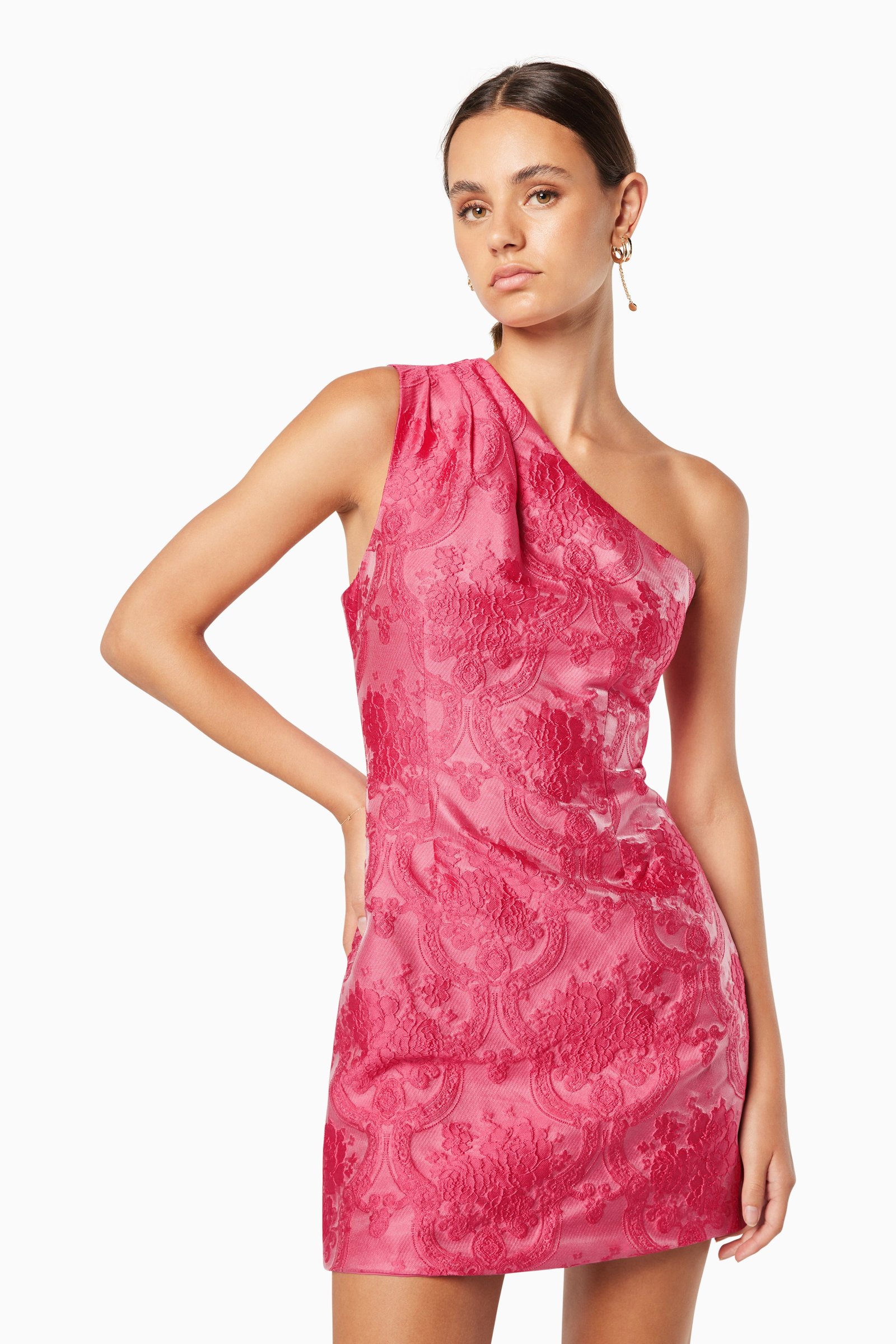 ELLIATT WAVERLEY DRESS - HOTPINK photo 6