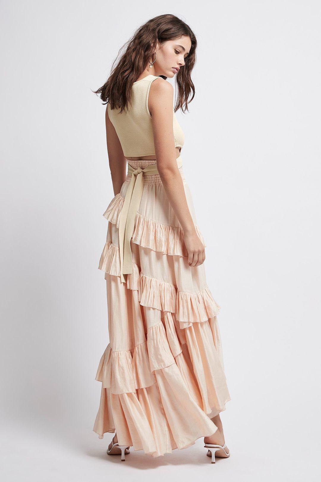 Aje Armeria Waterfall Skirt Size M/Au 8 photo 4