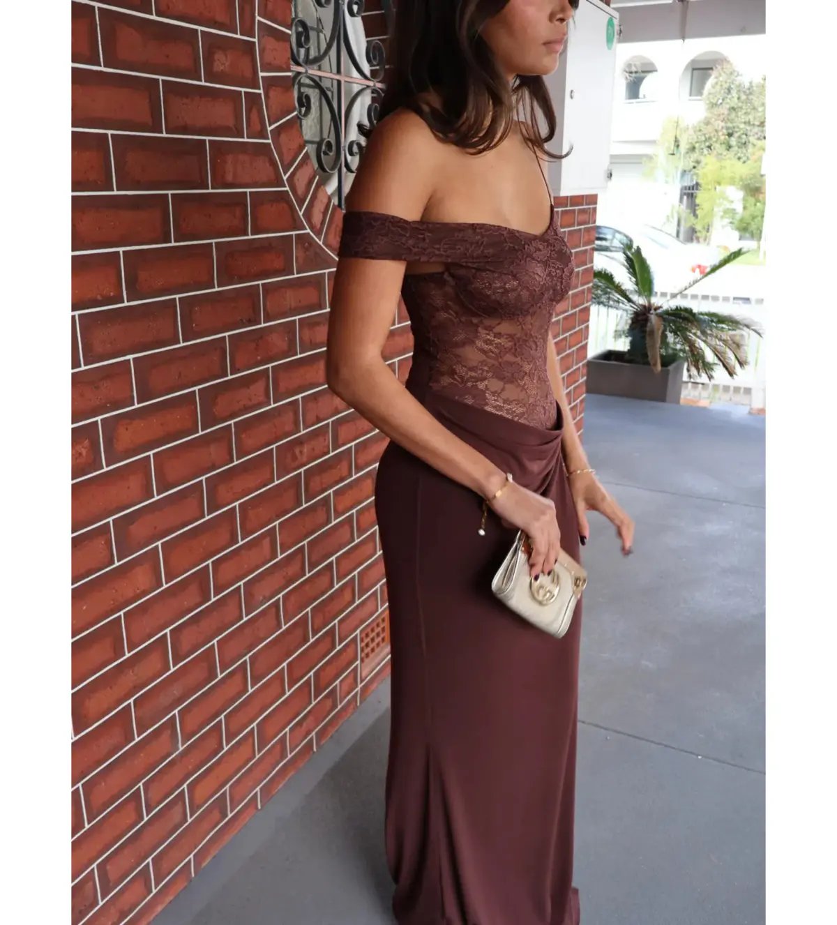 Natalie Rolt Sloane Maxi Dress Espresso Size 2/AU 10 photo 4