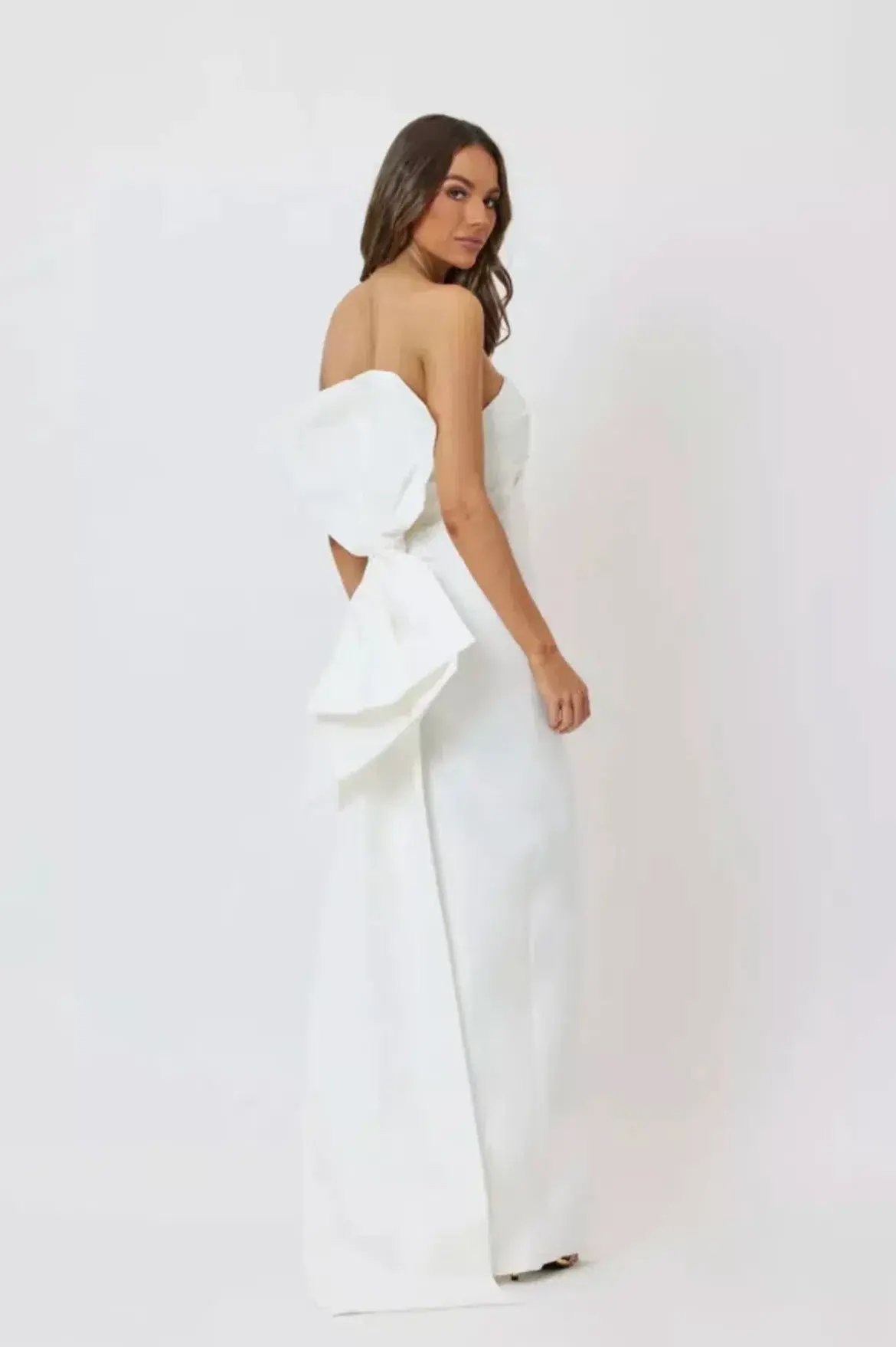 Bianca and Bridgett Kat Maxi Dress White Size 14 photo 2