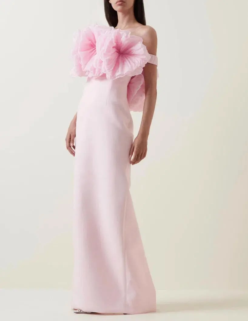 Rachel Gilbert Angelo Maxi Gown Pink 3 / AU 12 photo 2