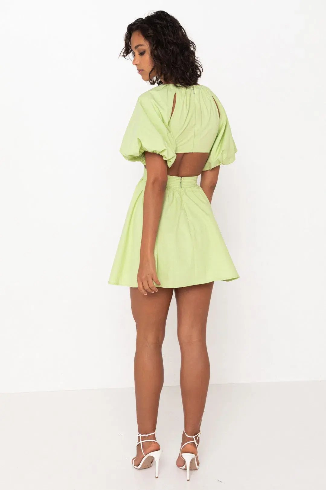 Mossman The Seahaze Mini Dress Green Size 6 photo 3