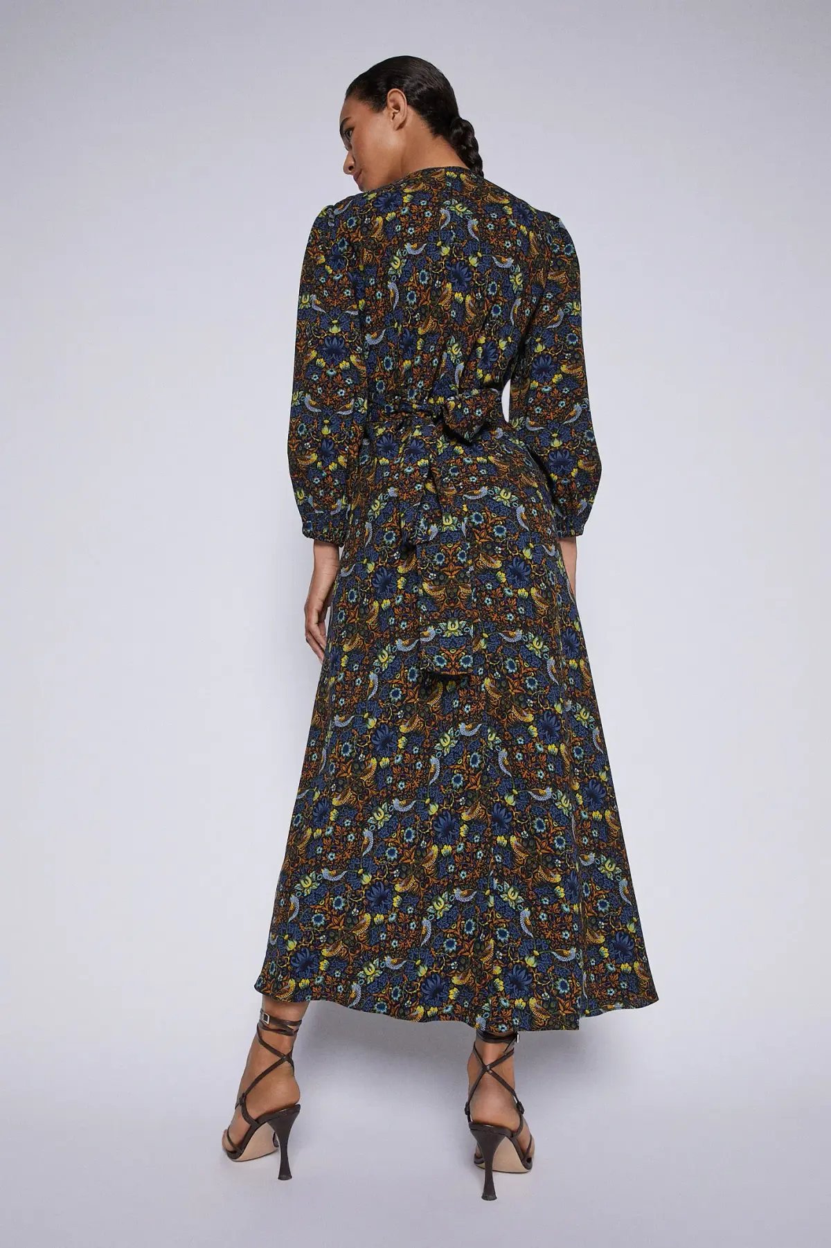 Scanlan Theodore Finch Maxi Dress Print Size 10 photo 2