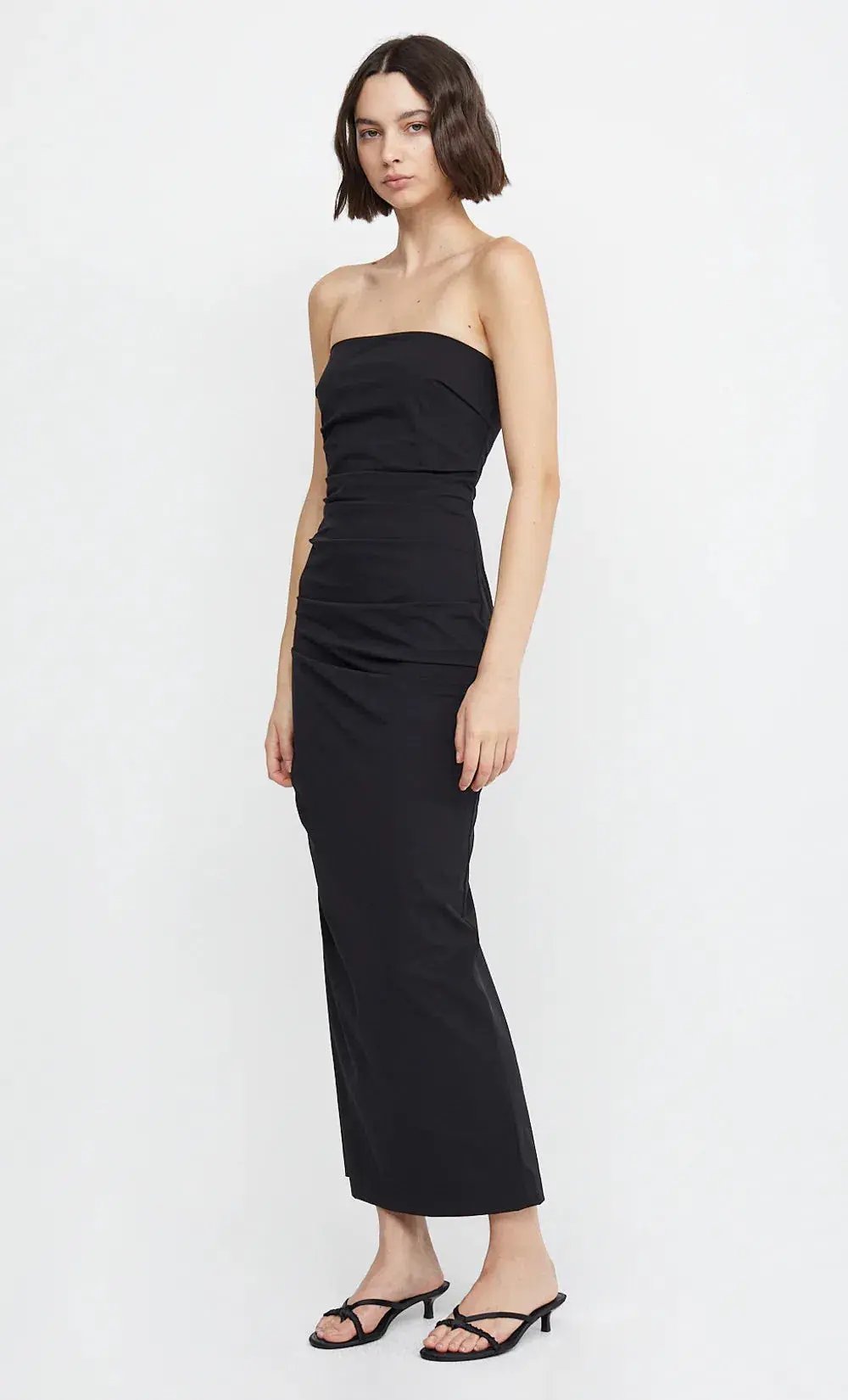 Bec & Bridge Zelie Strapless Maxi Dress Black Size AU 6 photo 2