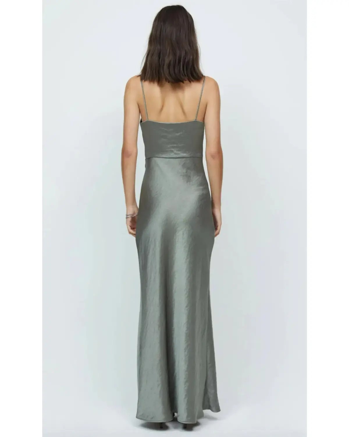 Bec & Bridge Nadia Maxi Dress Dark Olive Size AU 8 photo 3