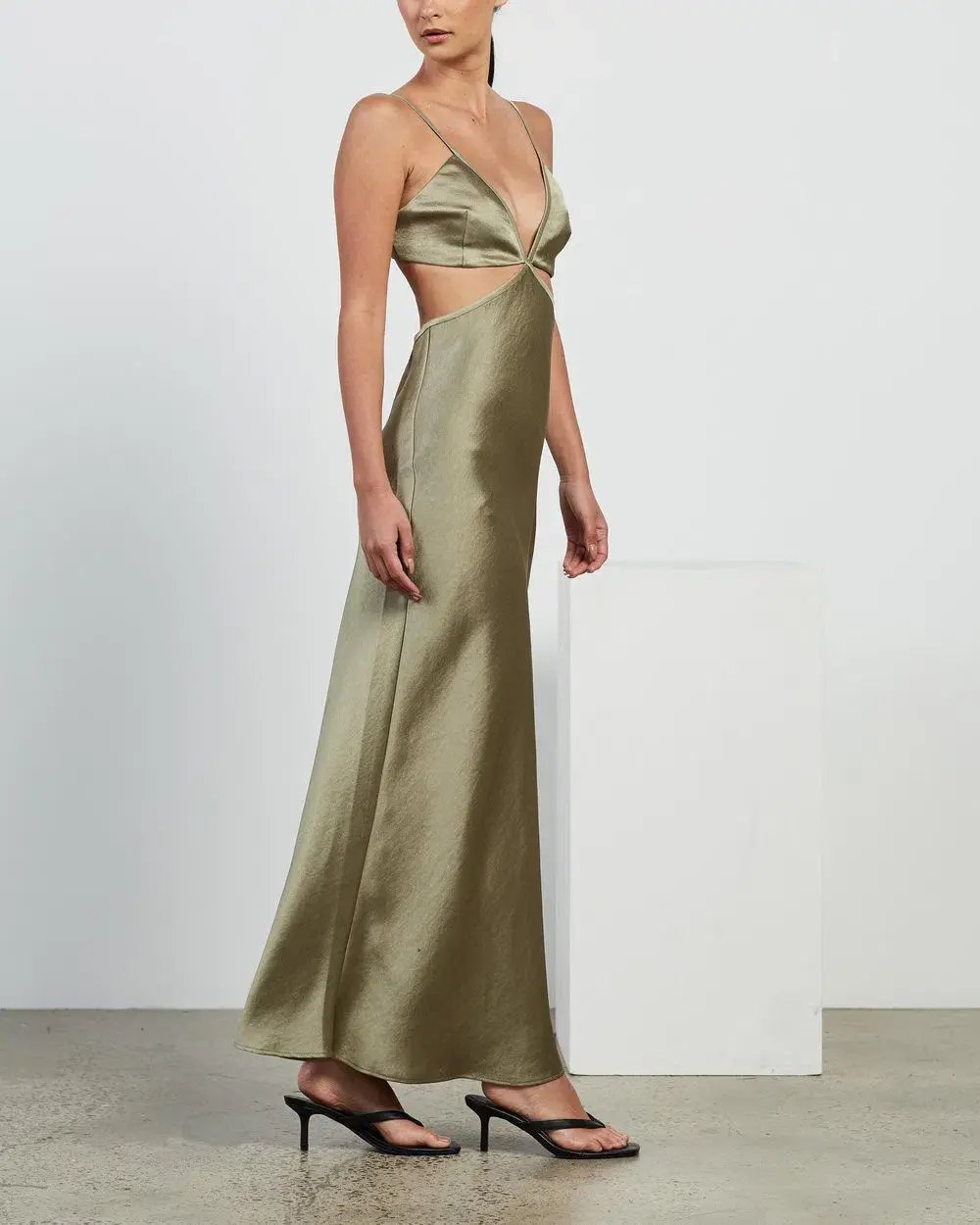 Bec & Bridge Veronique Maxi Dress Green Size 6 photo 2
