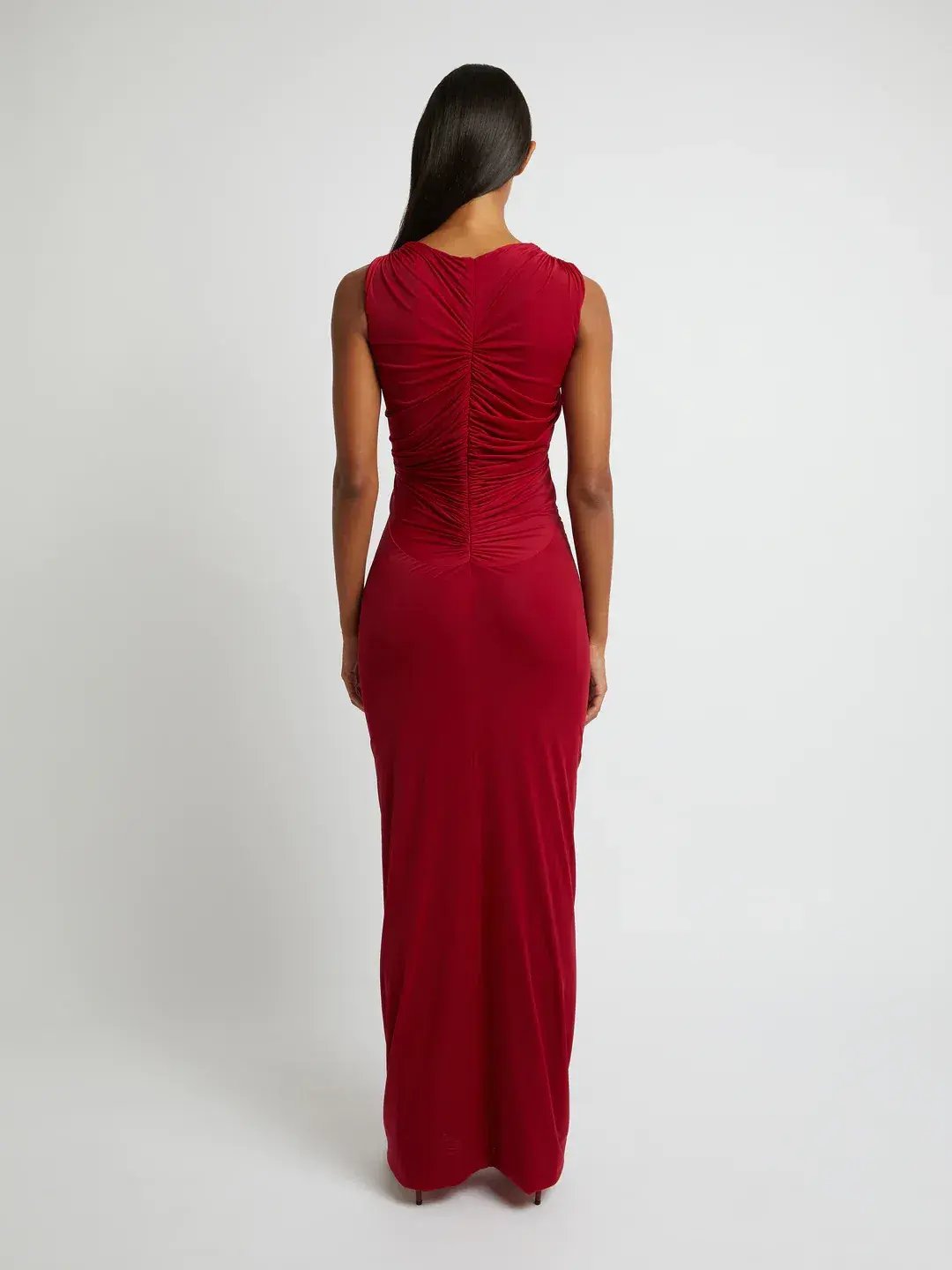 Christopher Esber Venus Tank Dress Cherry Size 8 photo 3