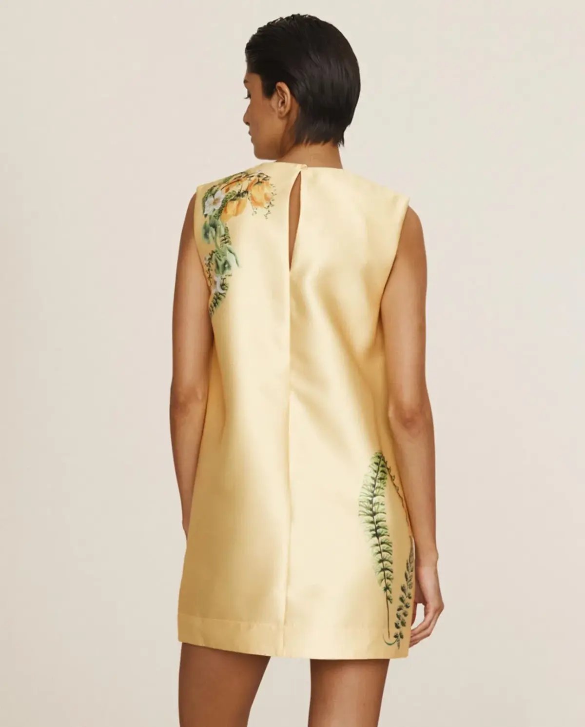 Alemais Sol Mini Dress Lemon Size 10 photo 3