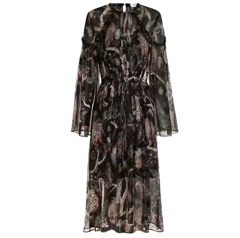 Zimmermann Lavish Braid Midi Dress Indienne Floral Size 3 / AU 14 photo 3