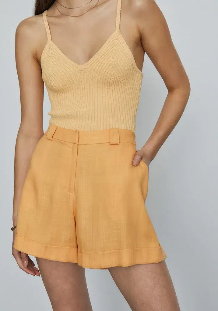 Viktoria and Woods Capulet Blazer Lava Bralette & Dawson Shorts Set Yellow Size 2 photo 8