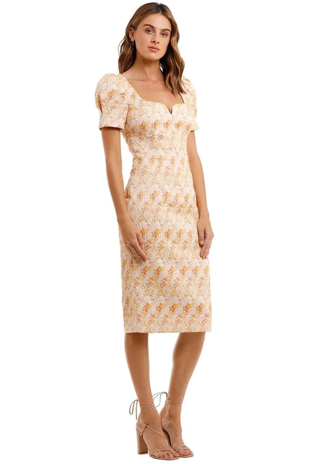 Rebecca Vallance Amber Midi Dress Print Size 8 photo 2
