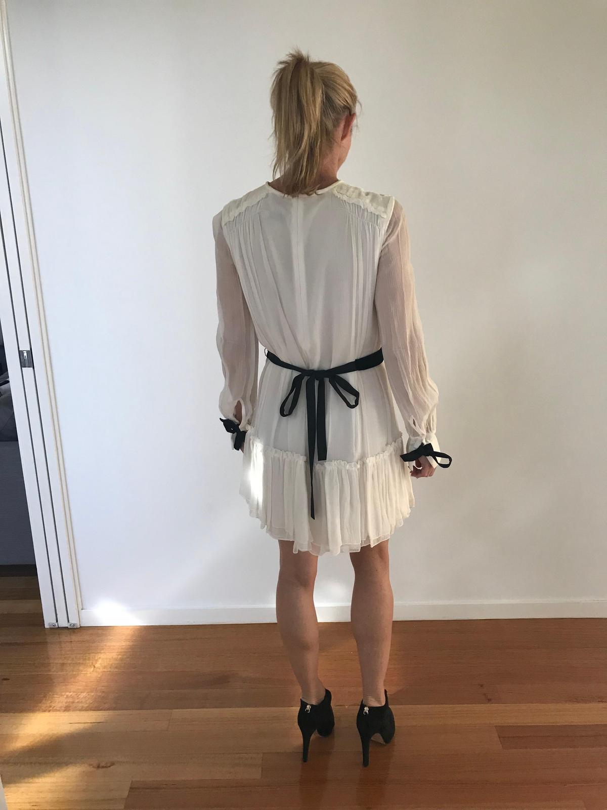 Manning Cartell White Dress size S photo 2