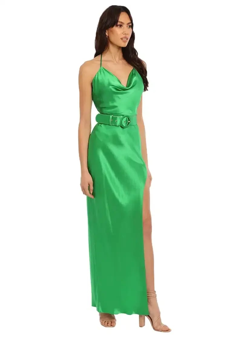 Nicholas Lucinda Gown in Green Size 14 photo 2