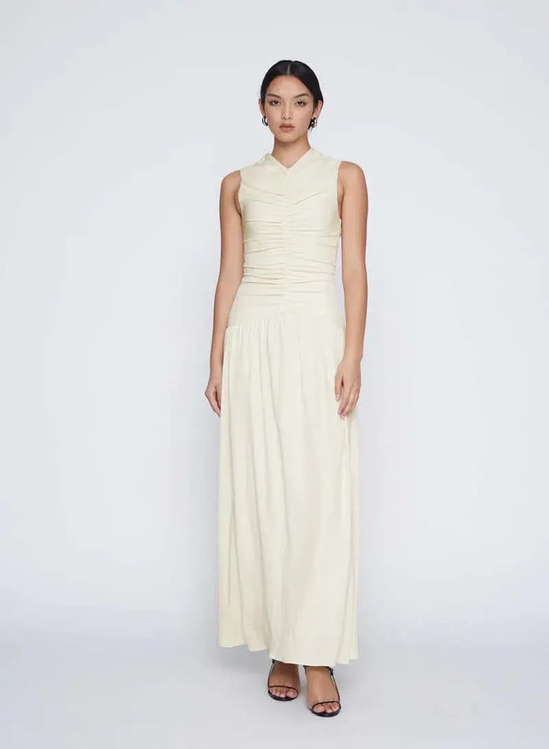 ANNA QUAN Fleur Maxi Dress Vanilla Cream 8 photo 6