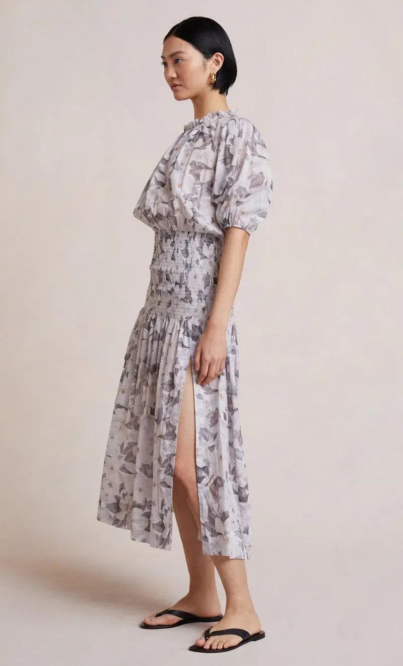 Bec & Bridge Gardenia SS Cotton Midi Dress  Print Size 14 photo 2