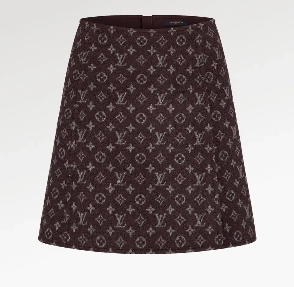 Loui Vuitton Monogram Martingale Mini Skirt Print Size 36/AU 6 photo 3