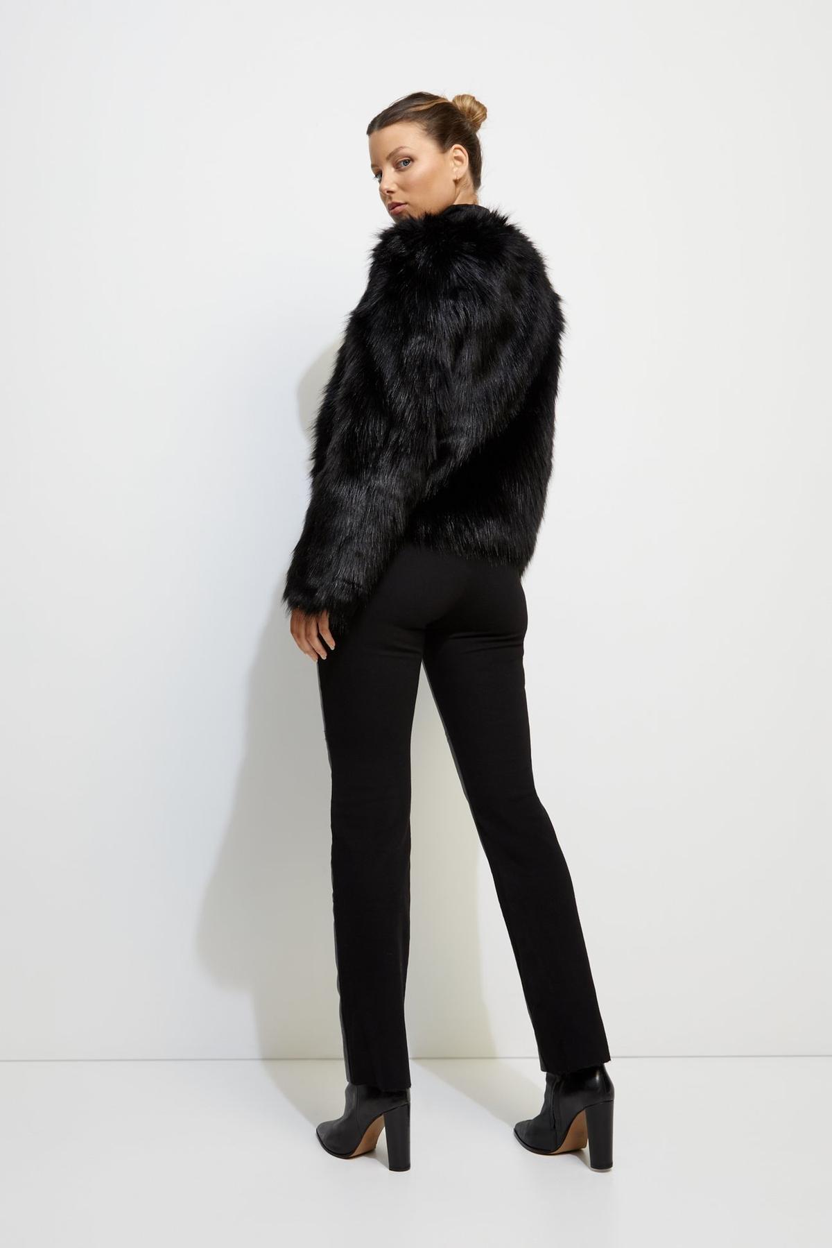Unreal Fur Unreal Dream Jacket Black Size 10 photo 2