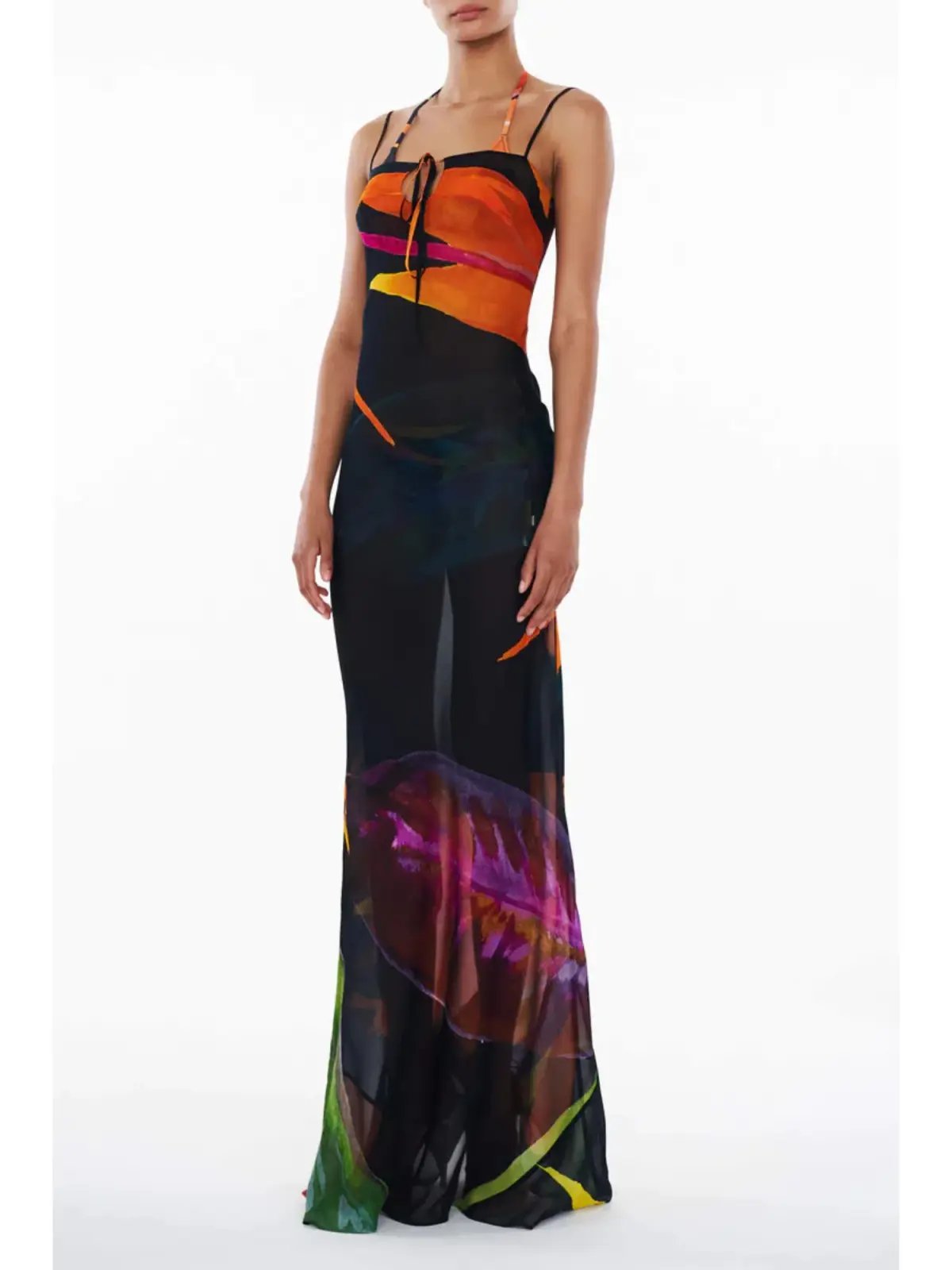 Rat & Boa Calypso Dress Bird of Paradise Print Size Small / AU 8 photo 4