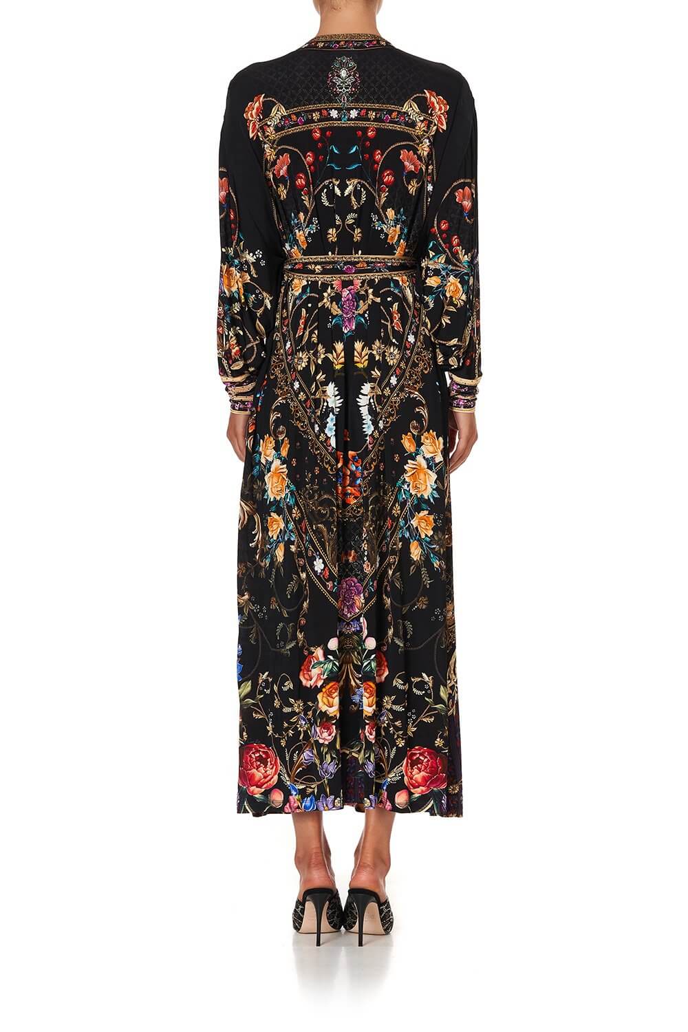 Camilla JERSEY WRAP DRESS WITH EXAGGERATED BLOUSON SLEEVE photo 2