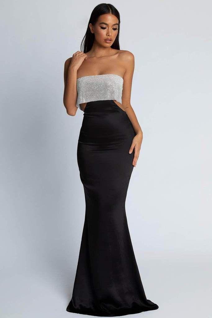 Genesis Strapless Diamante Maxi Dress photo 2