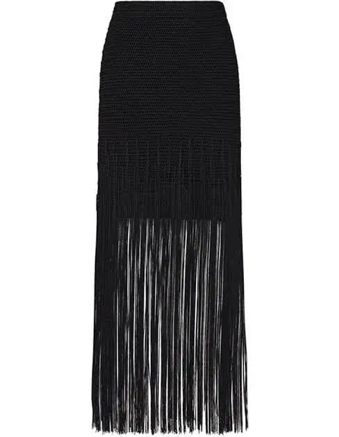 Sass & Bide Dreamville Knit Skirt Black Size 6 photo 2