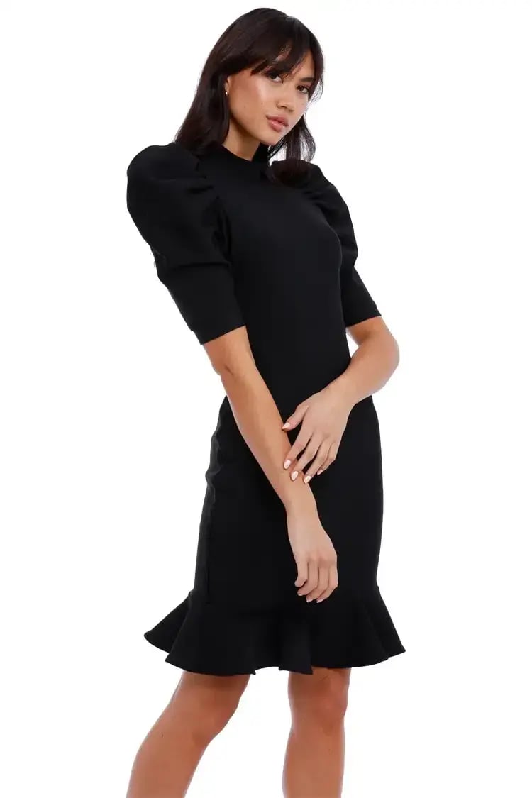 Elliatt Leona Dress in Black Size 14 photo 4