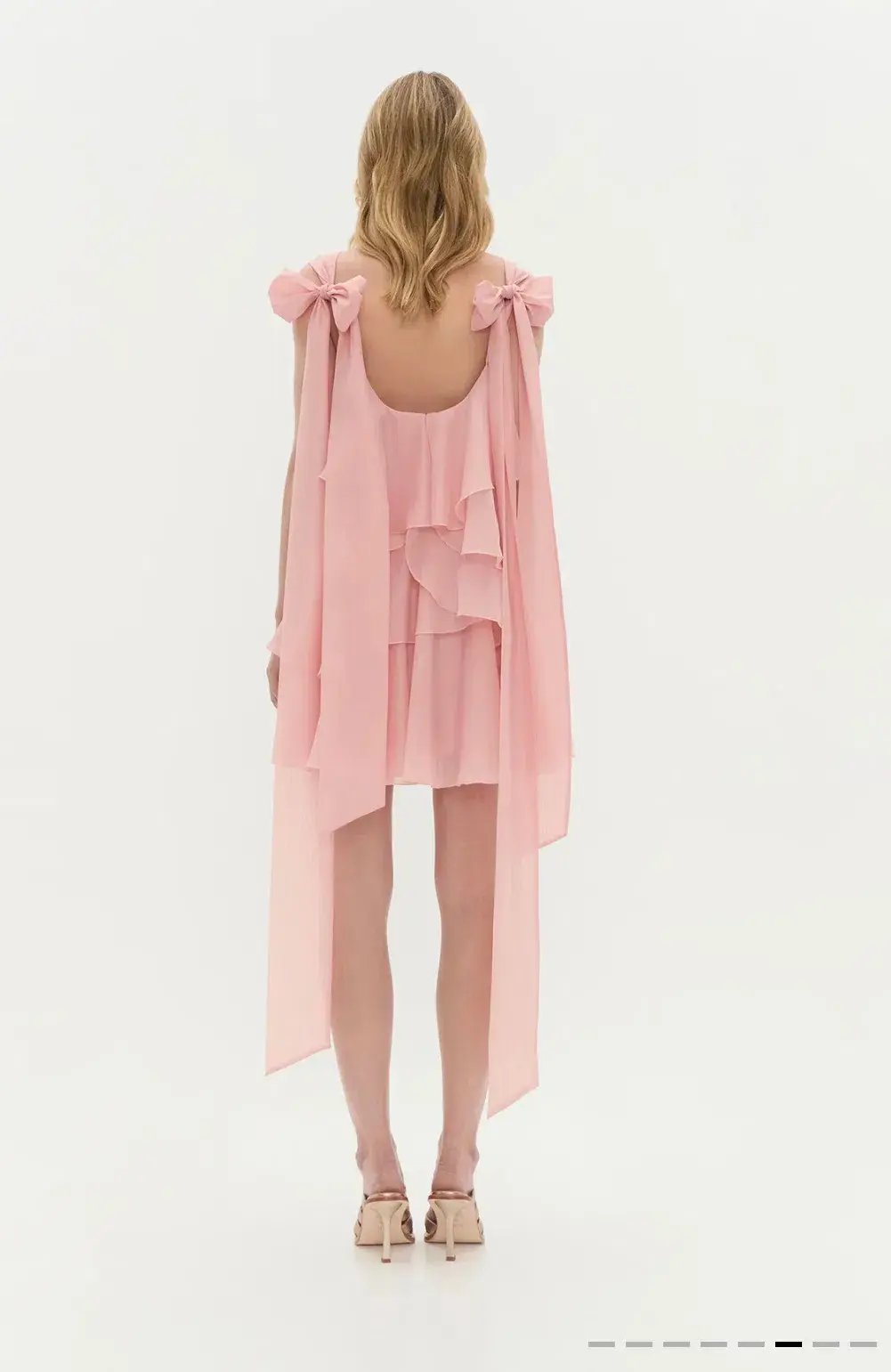 Aje Erin Mini Dress in muted rose photo 7