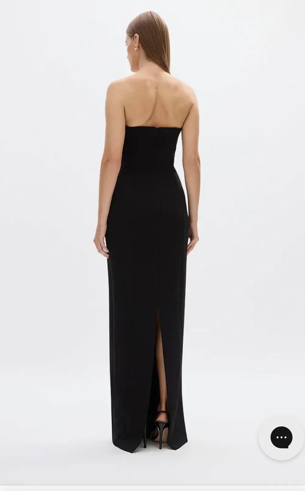 Rachel Gilbert Atticus Gown in Black Size 8 photo 2