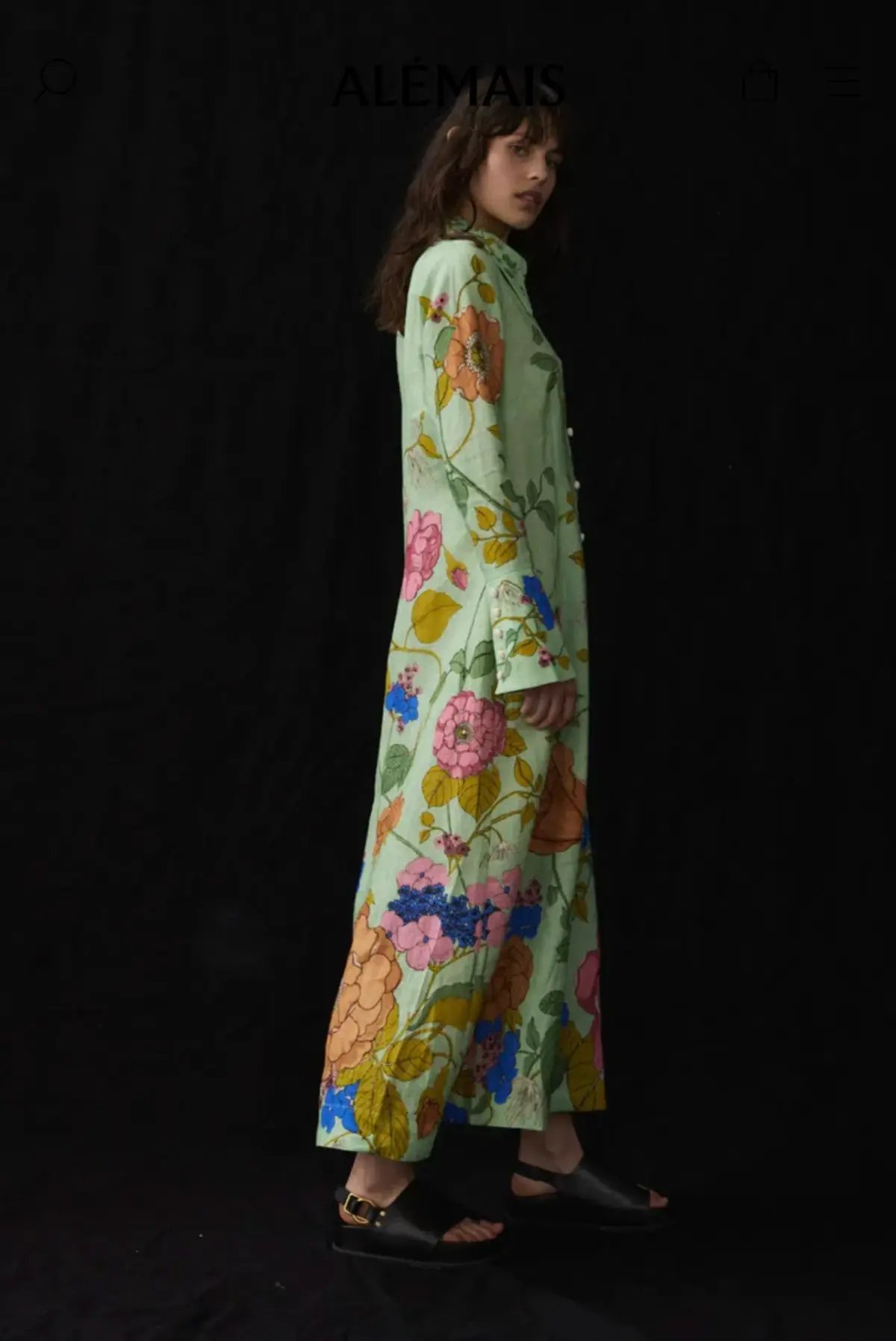 Alemais Olivia Shirtdress Floral Size 10 / M photo 2
