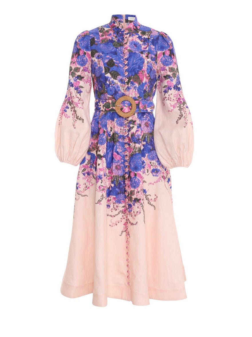 Zimmermann High Tide Buttoned Midi Dress photo 2