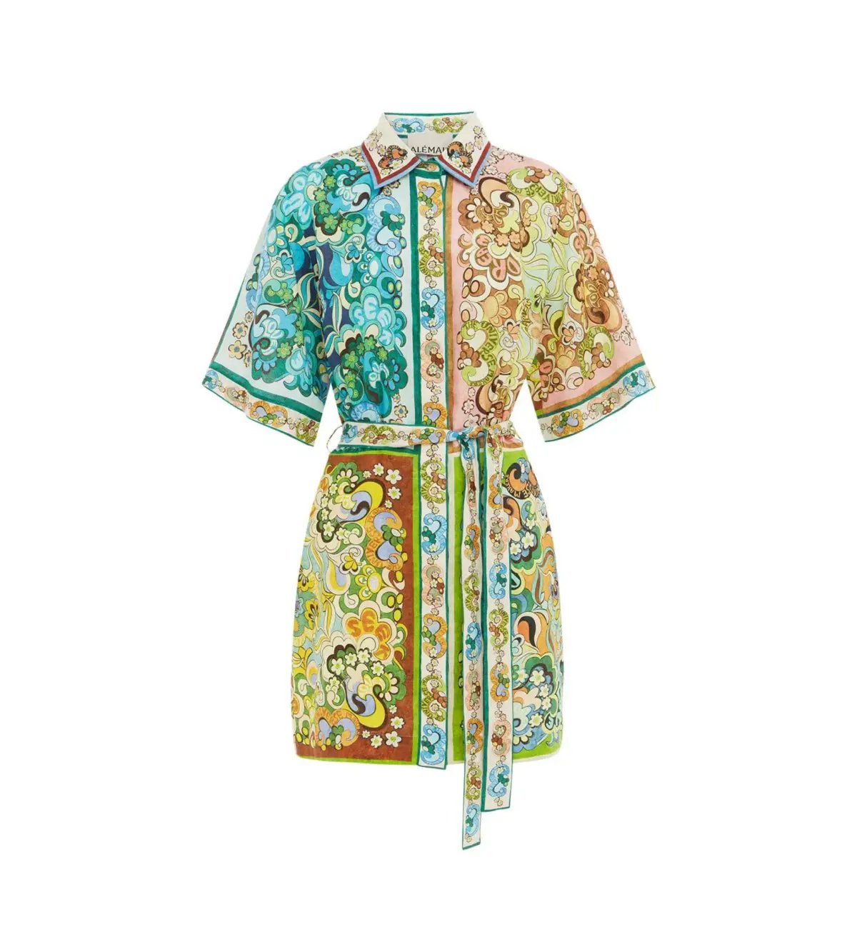 Alemais Dreamer Mini Dress Multi Print Size 8 photo 7