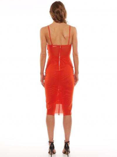 Bec + Bridge Petit Wrap Dress in Orange photo 2