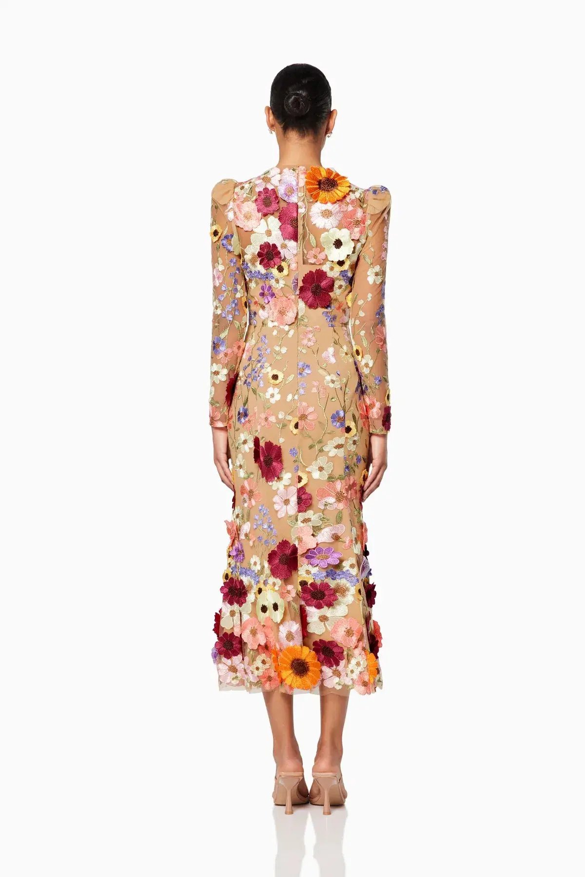 Elliatt Floral Embellished Lace Shannon Dress Floral Size AU 6 photo 2