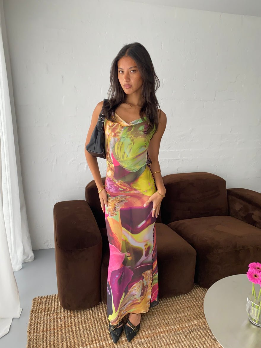 Aune Collections Dawana Cowl Maxi Dress photo 3