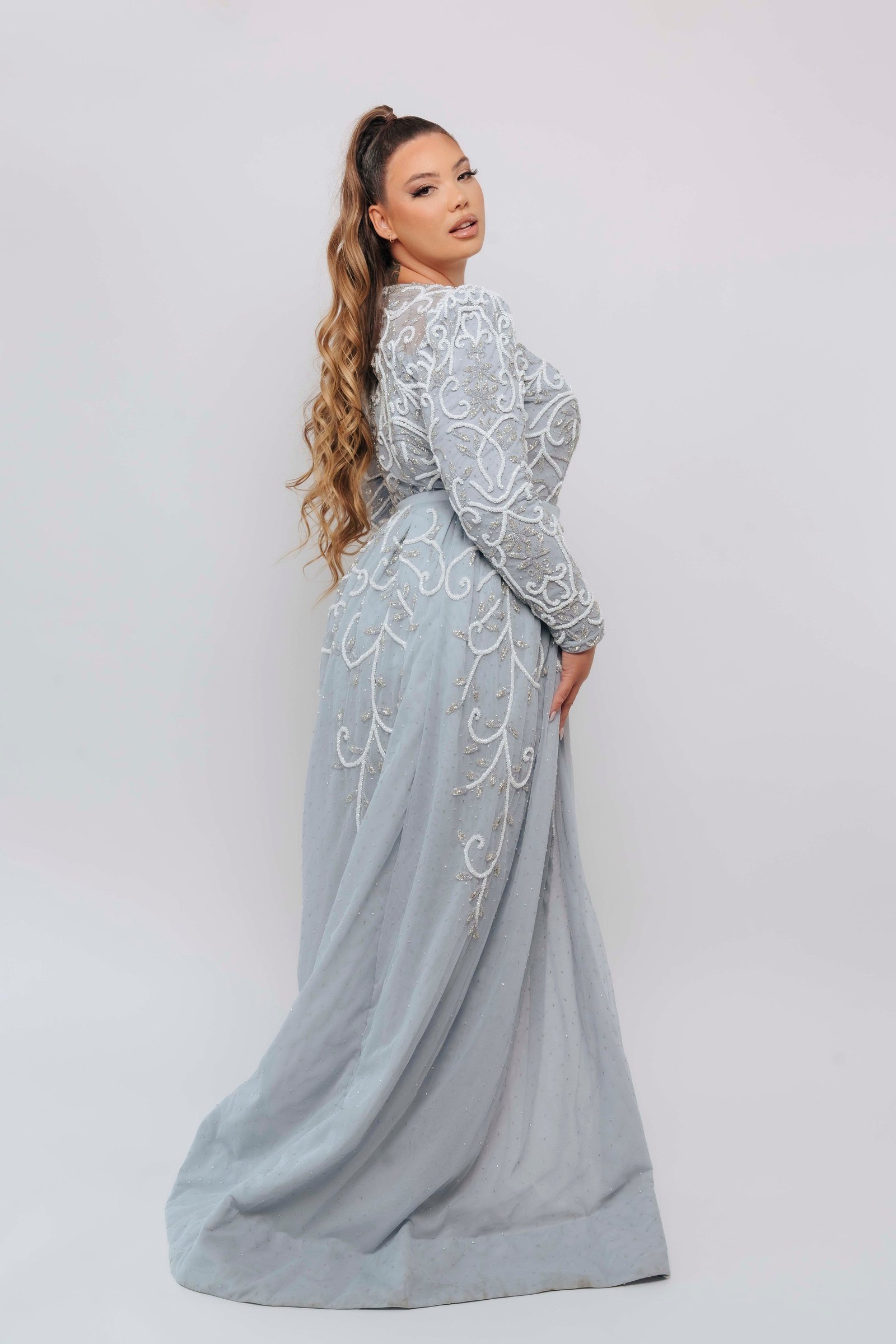 VICTORIA MIDI BLUE BY MY SECRET WARDROBE BLUE photo 2