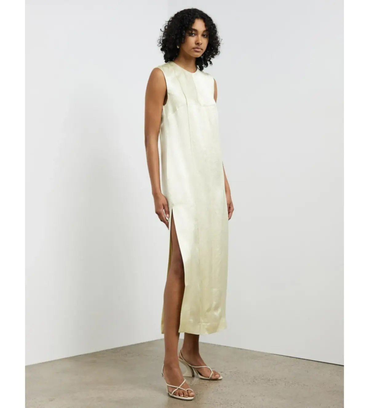 Camilla And Marc Myah Shift Dress Acid Yellow Size AU 10 photo 2