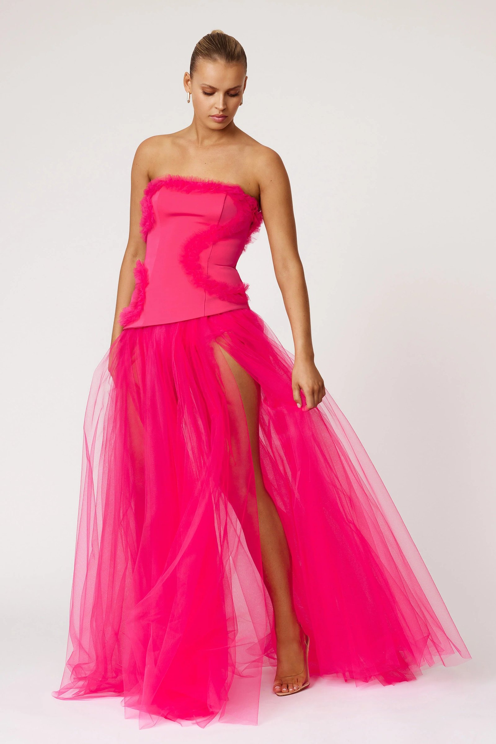 LEXI EMILIE DRESS - RASPBERRY photo 6