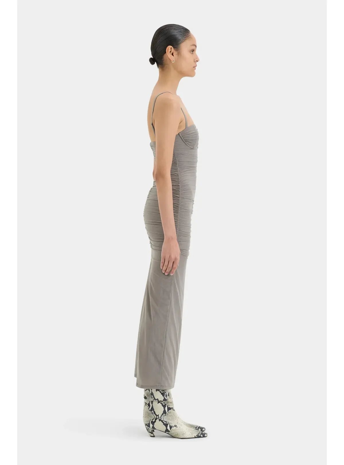 Sir the Label Jacques Gathered Midi Dress  Size 1 / AU 8 photo 4